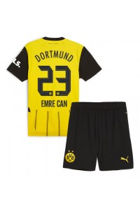 Borussia Dortmund Emre Can #23 Jalkapallovaatteet Lasten Kotipeliasu 2024-25 Lyhythihainen (+ Lyhyet housut)